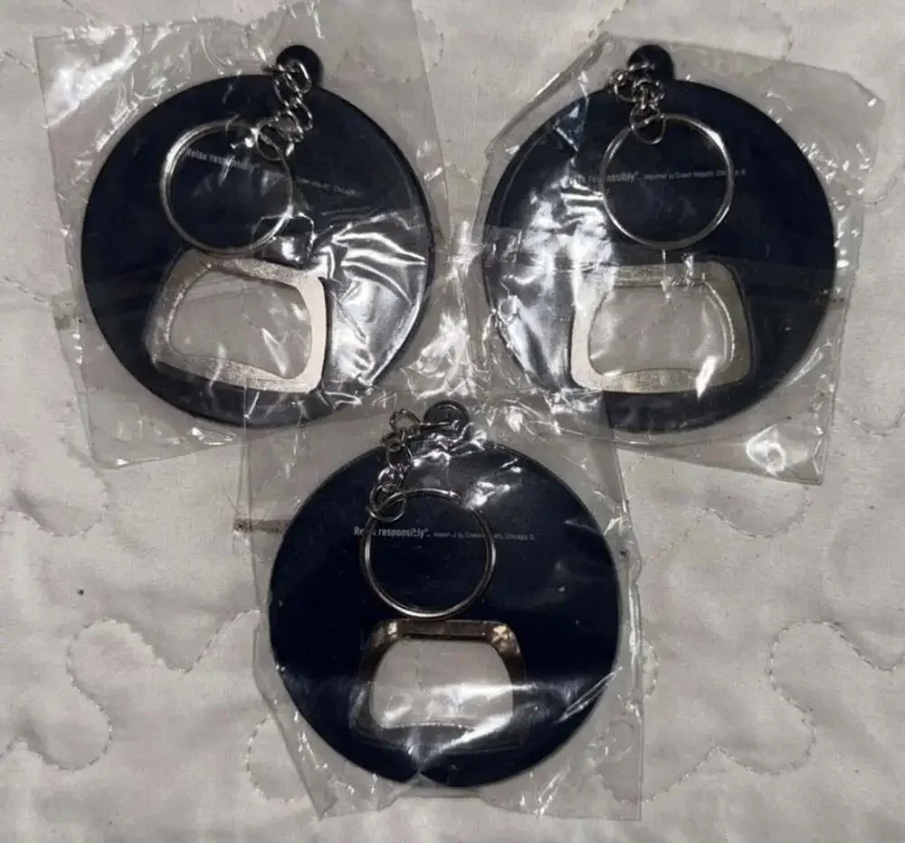 Corona Extra Basketball Bottle Opener Keychain Lot Of 3
